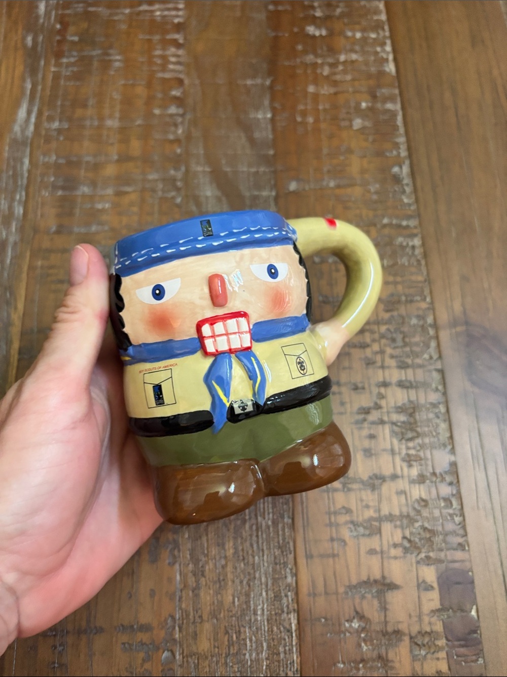 Hand-Painted Boy Scout mug - Home Accents